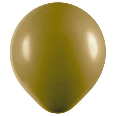 Imagem de Balão De Látex Verde Oliva - 16 Polegadas - 12 Unidades