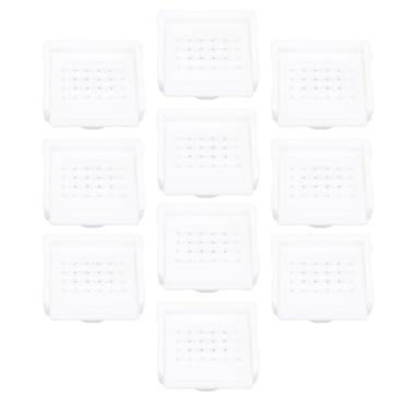 Imagem de Janela de Abertura de Ventilação da Colméia de 10Pcs, Estalo Versátil No Painel, Portão de Entrada da Colméia para Apicultores (Branco)