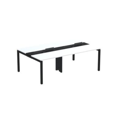 Imagem de Estação de Trabalho Mesa Plataforma Escritório para 4 Pessoas Dupla co