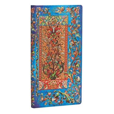 Imagem de Caderno Capa Dura Pautado Slim Paperblanks 17,5x1,5x9cm Delphine PB350