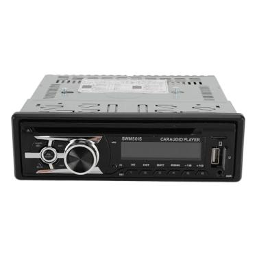 Imagem de Luocute Estéreo de Carro único Com CD DVD Player, Porta USB, Rádio FM, Chamadas Livres de Mãos, Entrada Auxiliar, Compatível Com a Maioria Dos Dispositivos