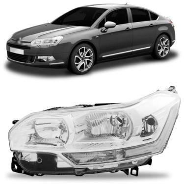 Imagem de Farol Citroen C5 2008 2009 2010 2011 2012 Elétrico Sem Motor - TYC, Es