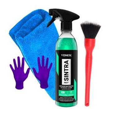 Imagem de Kit Sintra Fast 500ml Vonixx Pincel Ultra Macio Premium Karbox Acessórios Karbox
