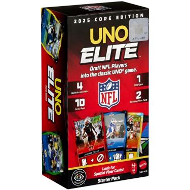 Imagem de Jogo de Cartas Uno Elite NFL Starter Pack JHG46 Mattel