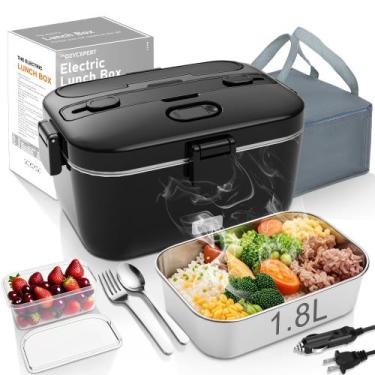 Imagem de Lancheira elétrica COZYEXPERT Aquecedor de alimentos aquecido 1.8L 100