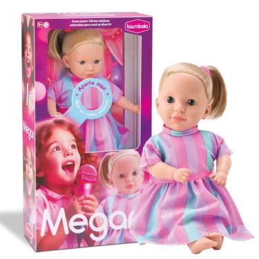 Imagem de Boneca Megan Bebê Reborn Realista Vinil Menina Canta Músicas