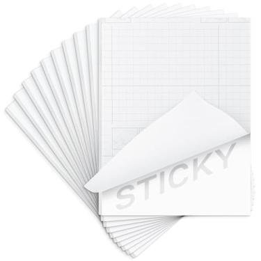 Imagem de Golden State Art, Placas autoadesivas de espuma branca de 30,5 x 40,6 cm, 10 unidades de 3/40.6 cm de espessura, leves, mas resistentes para projetos, imagens, decorações e exibição de artesanato