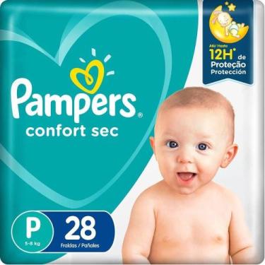 Imagem de KIT 4 FRALDAS PAMPERS CONFORT SEC JUMBO P/28 = 112un