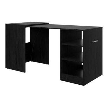 Imagem de Aparador C Mesa Dobrável Multimóveis Cantinho Do Café Preto - MULTIMOV