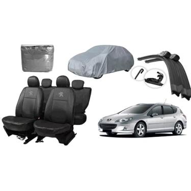 Imagem de Capa de couro +Capa de cobrir + Limpador de para - brisa -Peugeot 407 04-11
