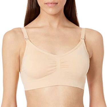 Imagem de Lamaze Sutiã feminino de ombro largo para maternidade, pacote único e múltiplo, para amamentação, Pele, M