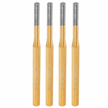 Imagem de HARFINGTON 4 peças perfuradoras de 7 mm (2/17.8 cm) 150 mm de comprimento métrico não estraga liga de aço cilíndrico ferramentas de pino de acionamento para reparo de relógios automotivos, joias
