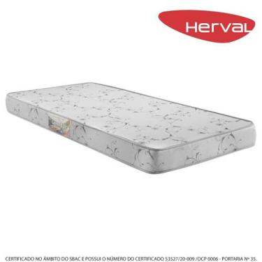 Imagem de Colchão Solteiro Herval Cannes, Espuma D33, 88 cm - 881733