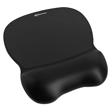 Imagem de Innovera Mouse pad de gel com descanso de pulso, base antiderrapante, 22,8 x 19,5 cm - Preto (51450)