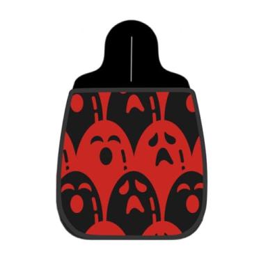 Imagem de Lixeira De Carro Organizador Lixinhocar Fantasmas Assustadores Fundo Preto