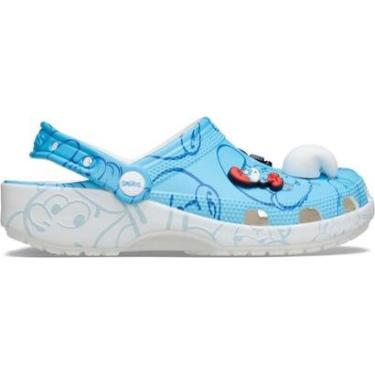 Imagem de Sandália crocs smurfs classic clog multi-Unissex