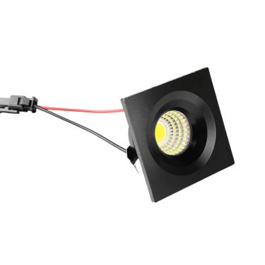 Imagem de Mini Spot Led ELYSA Embutir 3W 3000K 240Lms Bivolt IP20 – Nordecor | Preto Cód. 6007