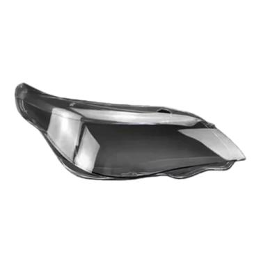 Imagem de Compatível com bmw série 5 e60 2004-2010, lente da capa do farol dianteiro do carro faróis de vidro transparente abajur escudo alto(Right)