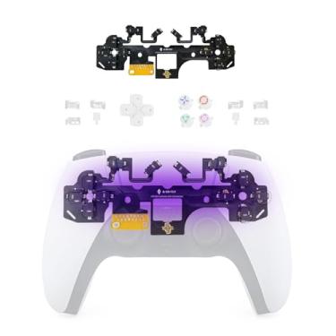 Imagem de KD.FLY 12 Buttons Clicky Kit with Omron Micro Switch for PS5 Controller BDM-030/040/050 – Mouse Click Triggers, Fast Response for Enhanced Gameplay, White