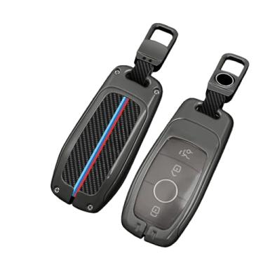 Imagem de Capa de couro para chave remota de carro, compatível com benz acesg classe glc cle cla glb gls w177 w205 w213 w222 x167 amg(StyleB1)