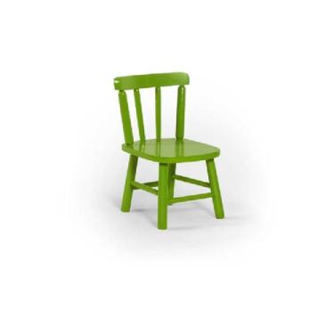 Imagem de Cadeira Infantil em Madeira Maciça Kids Verde - Straub Web
