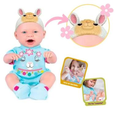 Imagem de Boneca Bebe Baby Ninos Hora Do Lanche Come e Faz Caquinha - Cotiplás