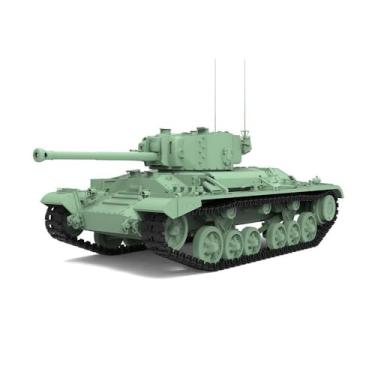 Imagem de Kit de modelo militar ferroviário escala HO British Valentine.XI Tanque de infantaria Mk.III