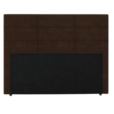 Imagem de Cabeceira Para Cama Box Casal Malu 1.40m Marrom Suede