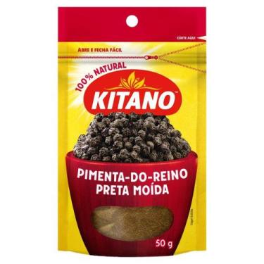 Imagem de Pimenta do Reino Preta Moida Kitano 50g