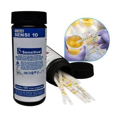 Imagem de Tiras Reagentes Para Análise Urinária Uroanálise 10 Parâmetros Sensi 1