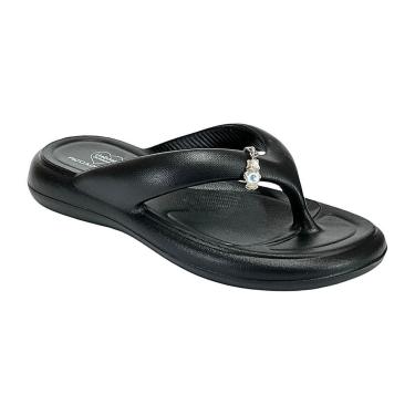 Imagem de Chinelo Piccadilly Ursinhos Carinhosos Lua 248002 EVA Preto-Feminino