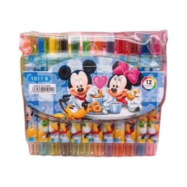 Imagem de Crayons Rotativos Kuromi Em 12 Cores, Pincéis De Pintura Para Crianças