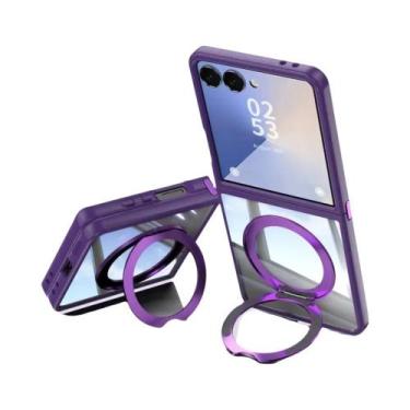 Imagem de Samsung Galaxy Z Flip 7 6 5 FE 5G 360 graus Capa De Telefone Magnética