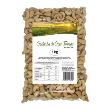 Imagem de Castanha de Caju W1 Torrada Sem Sal - Dosenatural, 1kg
