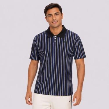 Imagem de Polo Adidas SK OG Azul e Preta, GG