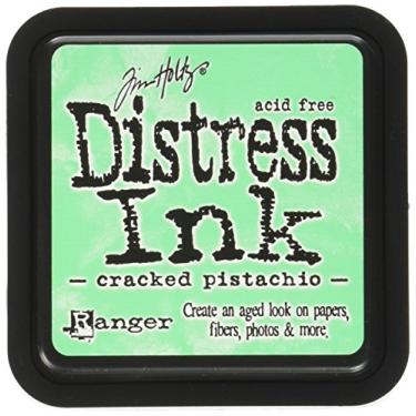 Imagem de Ranger Tim Holtz Distress Ink Pad, Pistache rachado, verde