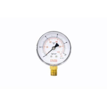 Imagem de Manômetro Medidor De Pressão 150 Psi X 1/4 Npt Ivm Italy