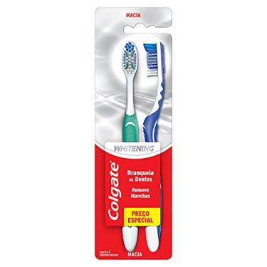 Imagem de Escova de Dente para Clareamento Colgate Whitening 2 unid Preço especial
