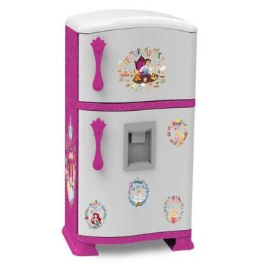 Imagem de Refrigerador Infantil Pop Princesas Rosa E Branco Xalingo
