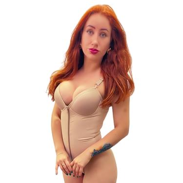 Imagem de Cinta Modeladora Tecido Duplo Com Bojo Feminino Z27