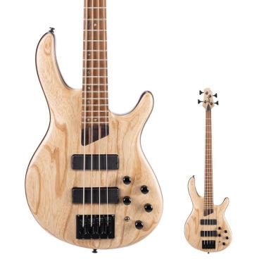 Imagem de Baixo Cort B4 ELEMENT 4 Cordas Ativo Circuito Bartolini e Tarraxa Hipshot Open Pore Natural