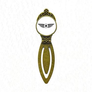 Imagem de Marcador de página retrô com estampa de Olho Vector Preto, marcador de página para escritório