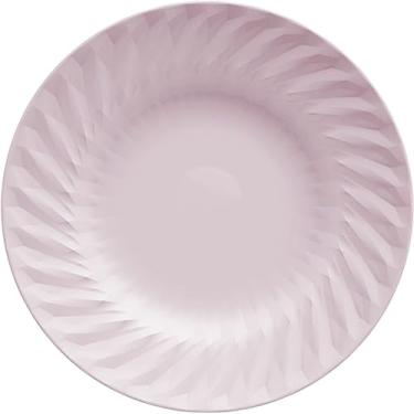 Imagem de Prato Fundo de 24cm Unitário Tangram Rosa Germer Porcelanas
