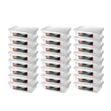 Imagem de Jogo de Potes Kit 24 Pote Hermetico 460ml Alimentos Marmita Fit Reutilizavel c/Travas Microondas Freezer