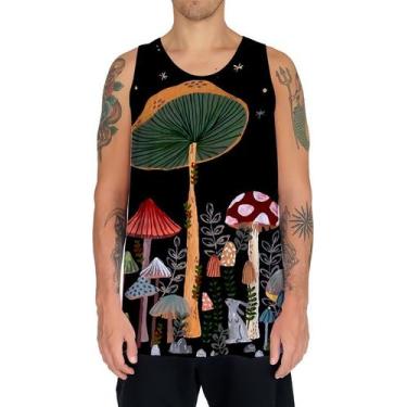 Imagem de Camiseta Regata Tshirt Natureza Cogumelos Psicodélica Hd 9 - Enjoy Sho