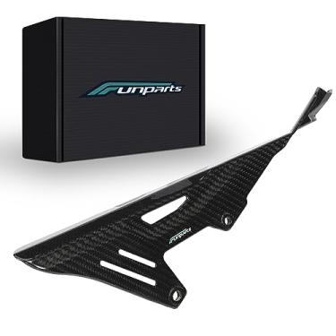 Imagem de Funparts Sur Ron Protetor de corrente de fibra de carbono, proteção de corrente para motocicleta Surron Sur Ron Light Bee X/S/L1E Segway X260 X160 Electric Dirt Bike