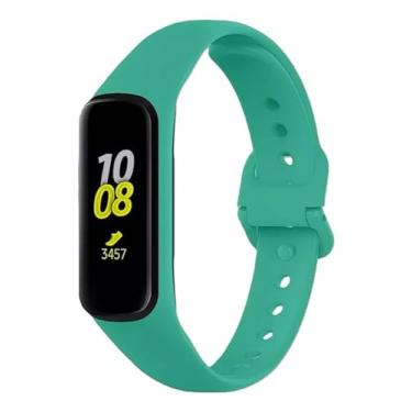 Imagem de Pulseiras de silicone NSmart compativeis com Galaxy Fit2 SM-R220 (R220, Verde)