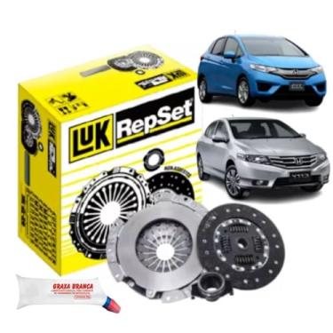 Imagem de Combo Embreagem City 1.5 e Fit 1.4 e 1.5 2009 a 2015 Original Luk e Graxa