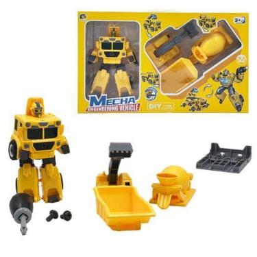 Imagem de Robô Transformers Brinquedo Vira Caminhão Truck Acessórios