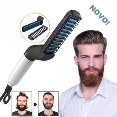Imagem de Chapinha Modelador E Alisador De Cabelo E Barba Masculino - Generic